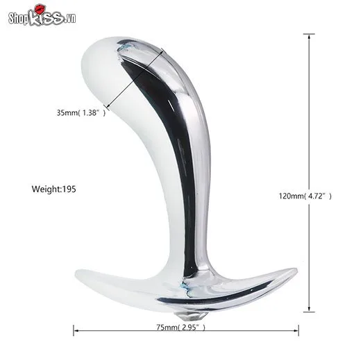HM72N Stainless Steel Anal Pleasure Set Trio — photo 5