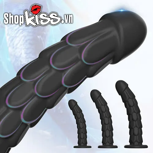 Set of 3 Silicone Fish Scale Anal Dildos Small — photo 4