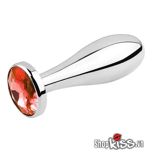 Set of 3 Metal Water Drop Shaped Anal Plugs — photo 4