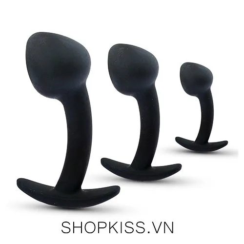 Set of 3 Soft Mushroom Anal Plugs – Prostate Massager Set — photo 2