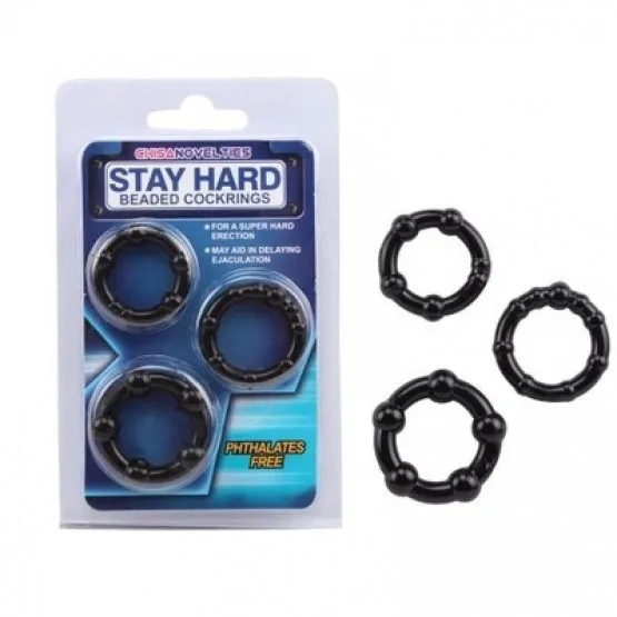 Stay Hard Triple Penis Ring Delay Ejaculation Enhance Sex Time — photo 2