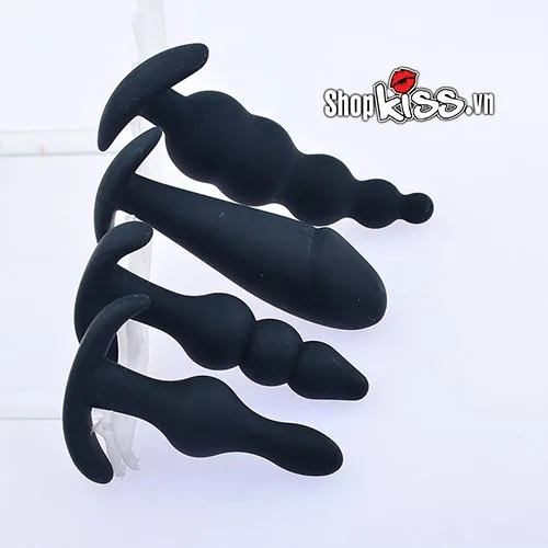 Set of 4 Flexible Anal Plugs Prostate Stimulator for Men — photo 8