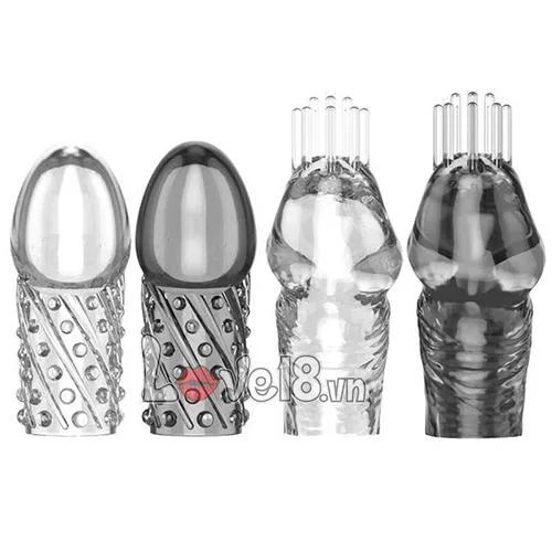 BD88 Set Spiked Ribbed Textured Condom Enhance Male Performance — photo 2