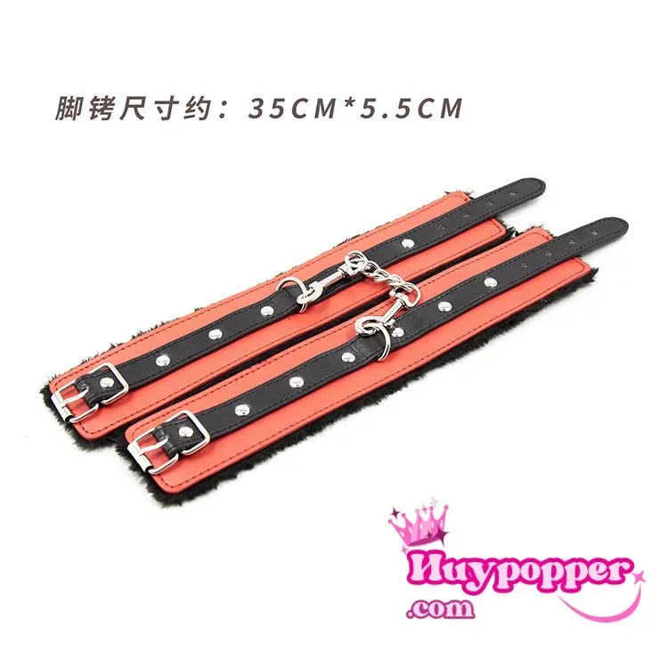 Premium 7-Piece BDSM Restraint Set Soft Leather — photo 4