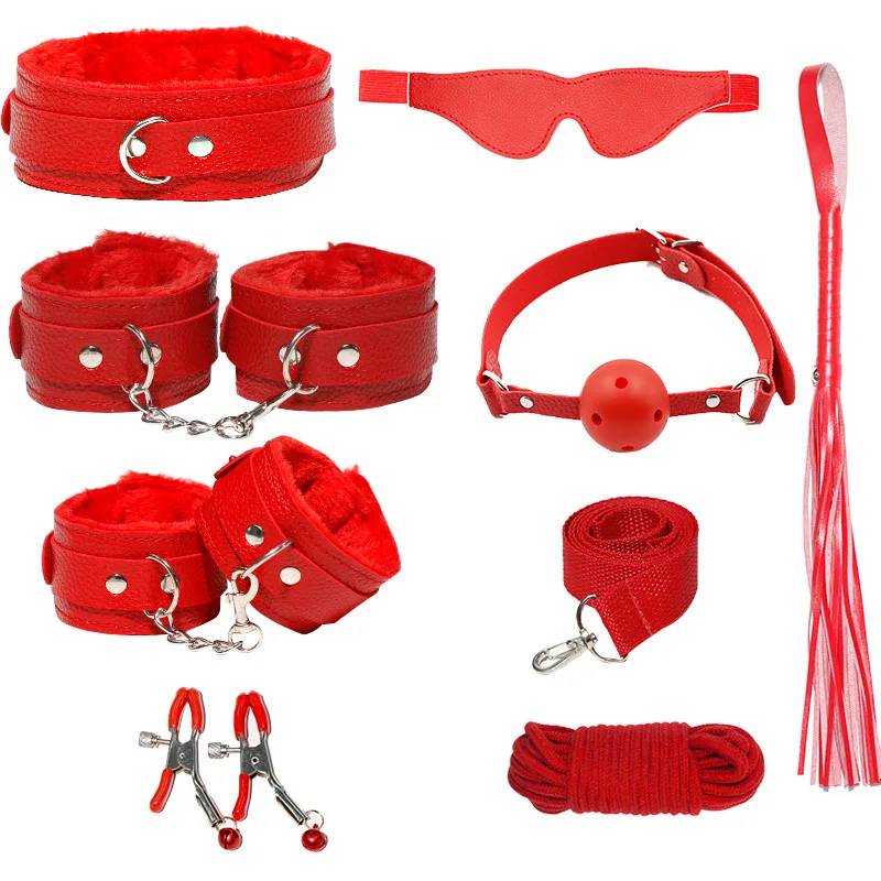 50 Shades BDSM 8-Piece Premium Leather Bondage Kit — photo 2