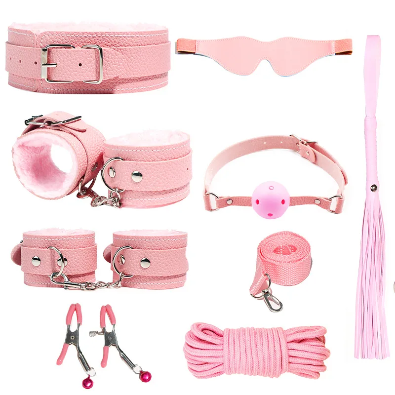 50 Shades BDSM 8-Piece Premium Leather Bondage Kit — photo 3