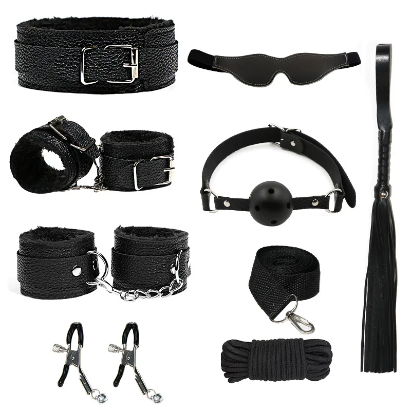 50 Shades BDSM 8-Piece Premium Leather Bondage Kit — photo 4