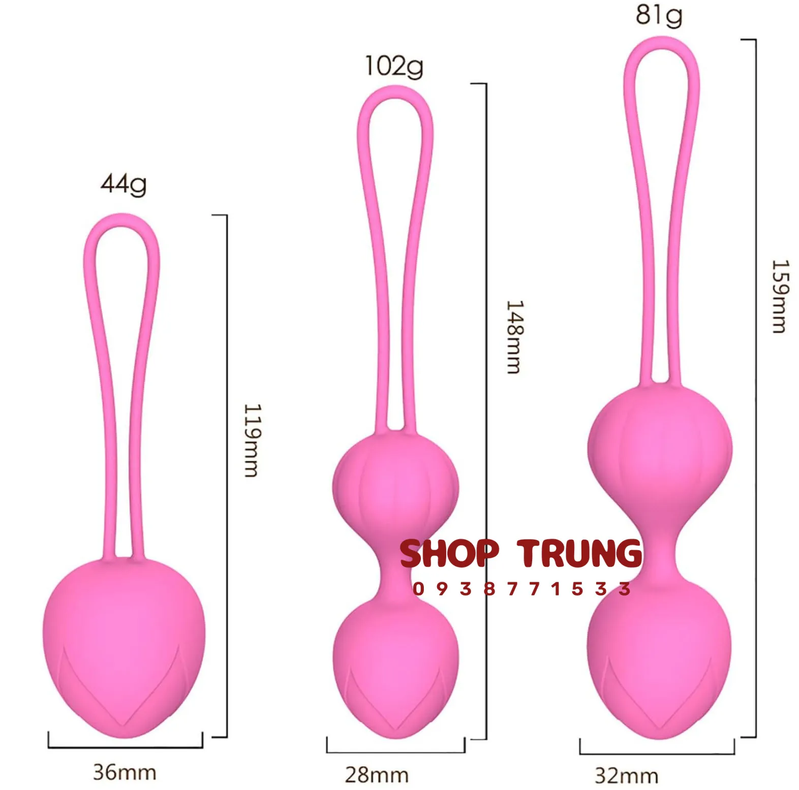 Y Love 3-Ball Kegel Vibrator Pelvic Floor Trainer 10 Modes — photo 2