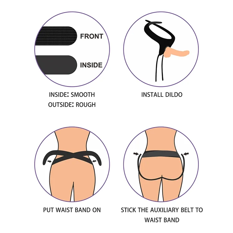Premium Leather Penis Harness Adjustable Comfortable Strap-On — photo 4