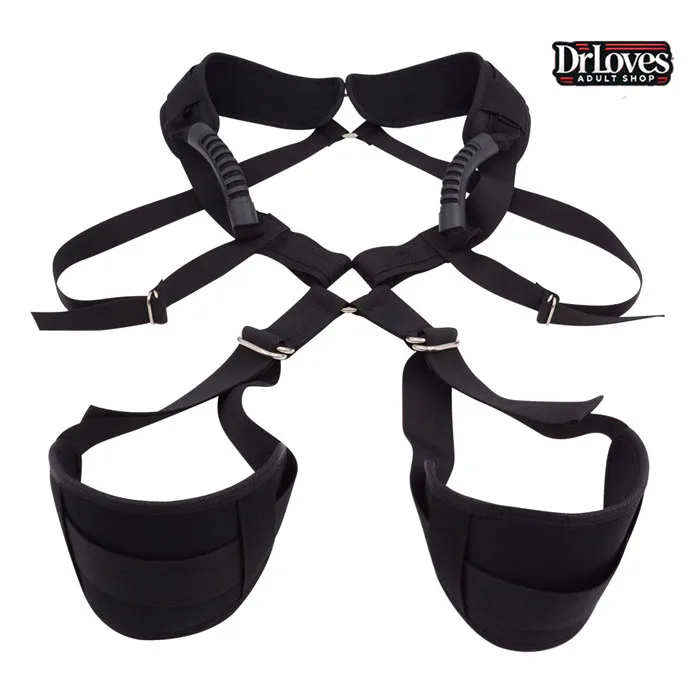 Couple Adjustable Soft Strap-On Harness for BDSM Play — photo 2
