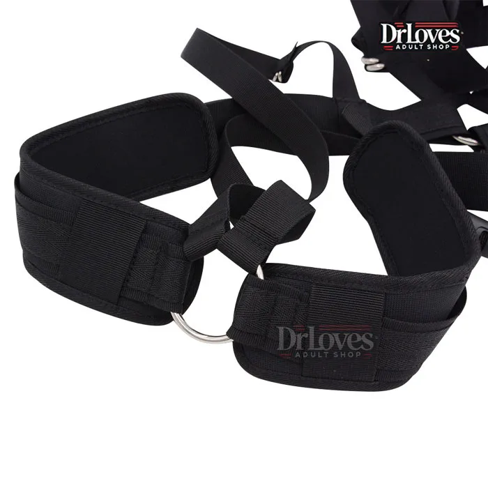 Couple Adjustable Soft Strap-On Harness for BDSM Play — photo 4
