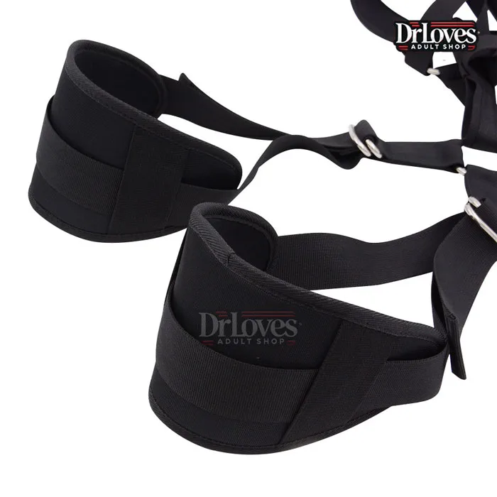 Couple Adjustable Soft Strap-On Harness for BDSM Play — photo 5