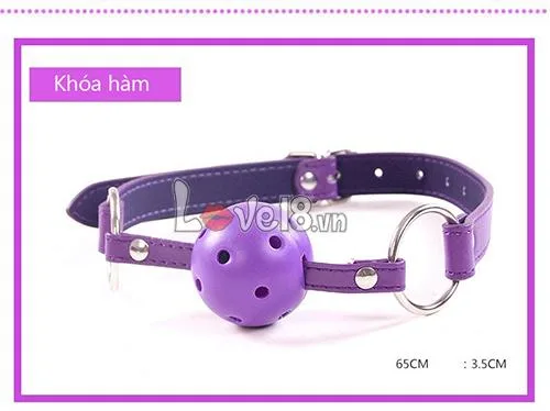 Purple 8-Piece BDSM Kit - Genuine Leather & Metal Accessories — photo 5