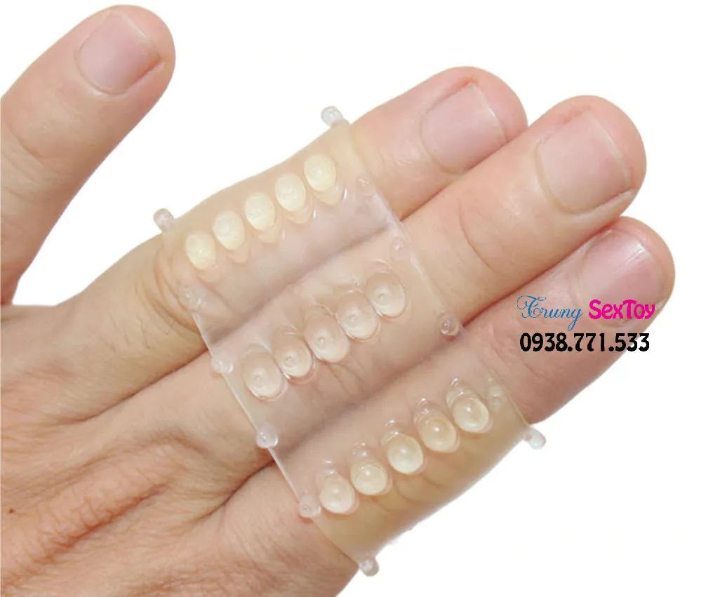 6-Piece Textured Penis Extender Set Enhance Couple Pleasure — photo 3