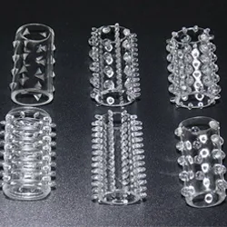 6-Piece Textured Penis Extender Set Enhance Couple Pleasure — photo 6