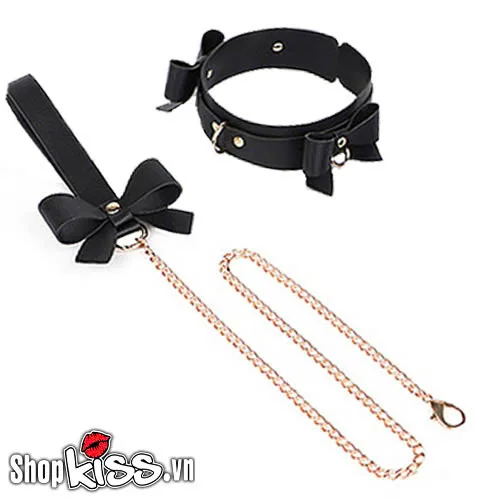 Black 5-piece BDSM bondage set with PU leather & metal for kinky couples — photo 4