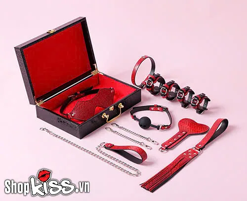 7-Piece PU Leather BDSM Restraint Kit — photo 4