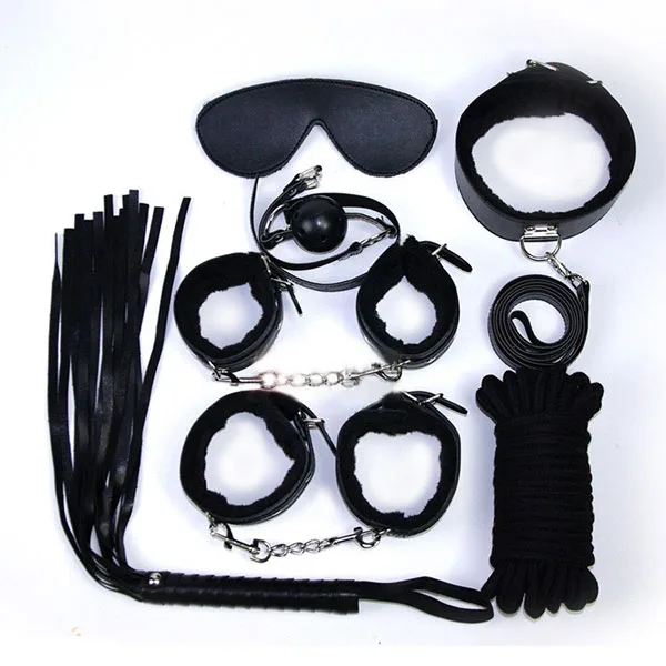 7 Piece BDSM Kit Restraints Bondage Accessories for Beginners — photo 2