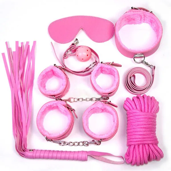 7 Piece BDSM Kit Restraints Bondage Accessories for Beginners — photo 4
