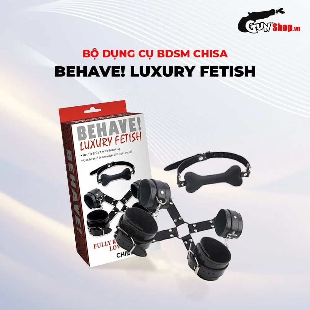Chisa Behave Luxury BDSM Restraint Set Fetish Adult Play Kit — photo 5