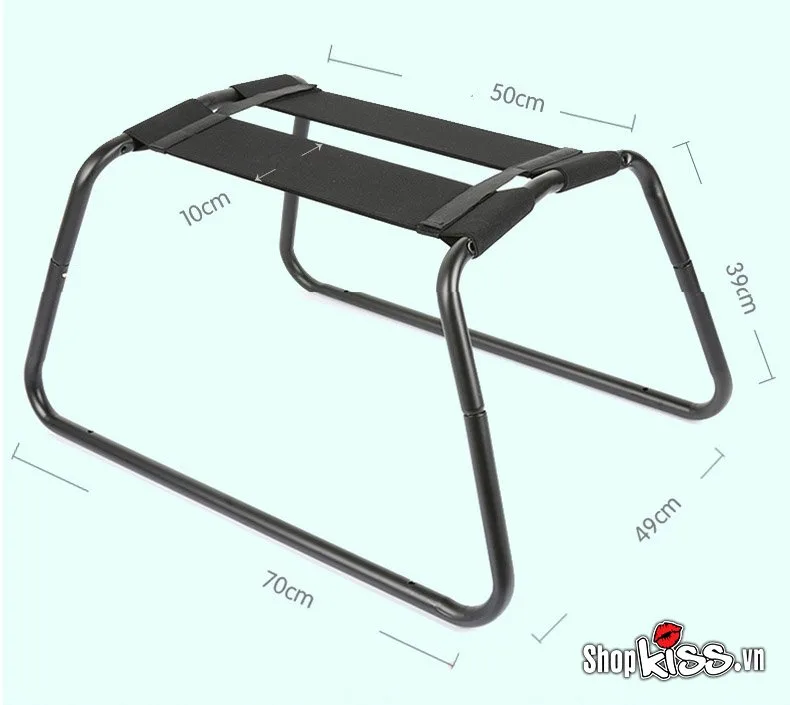Acacia 3-in-1 Love Swing Chair Black Metal Silicone for Women — photo 5