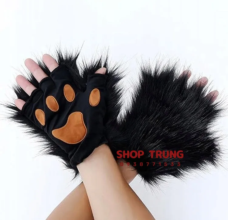 Fluffy Pet Costume Adorable Furry Cosplay Kit Cat Fox Wolf Party Fun — photo 7