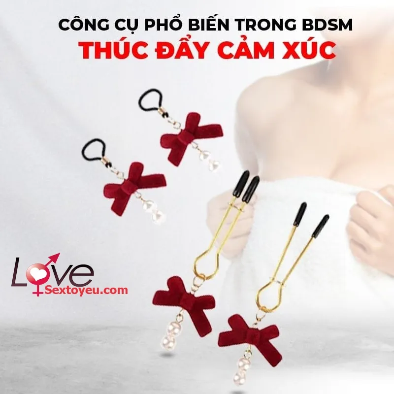 Senuelo Pearl Nipple Clamps Kit Luxury Adjustable Sensation — photo 4