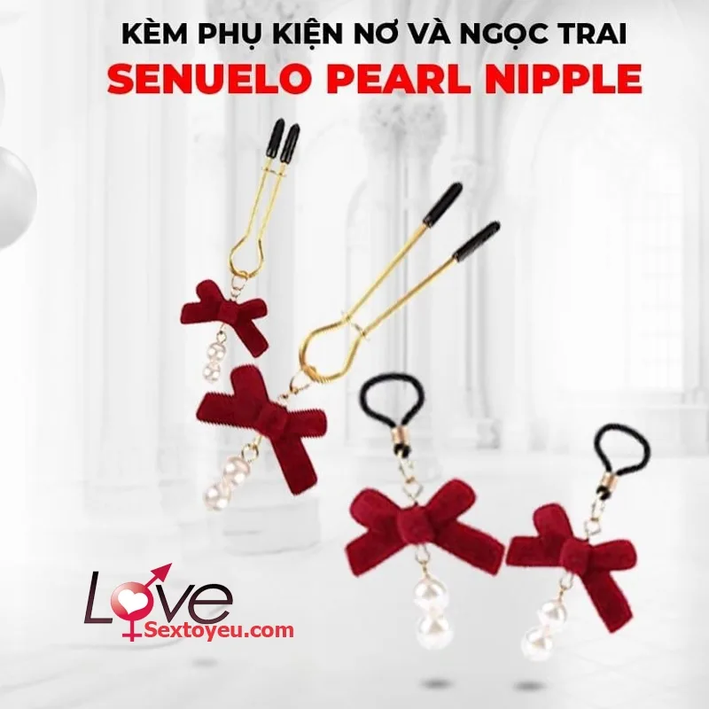 Senuelo Pearl Nipple Clamps Kit Luxury Adjustable Sensation — photo 2