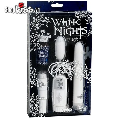 Doc Johnson White Nights Premium Massage Kit For Couples — photo 3