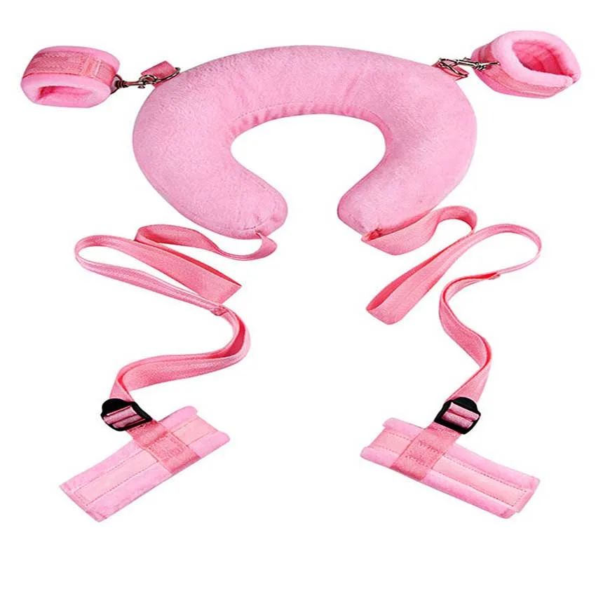 Soft Cotton Bondage Set Hand and Neck Restraints — photo 3