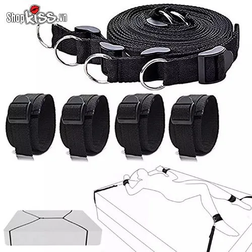 Bedroom Bondage Kit Hand Leg Restraints Couples Fun — photo 5