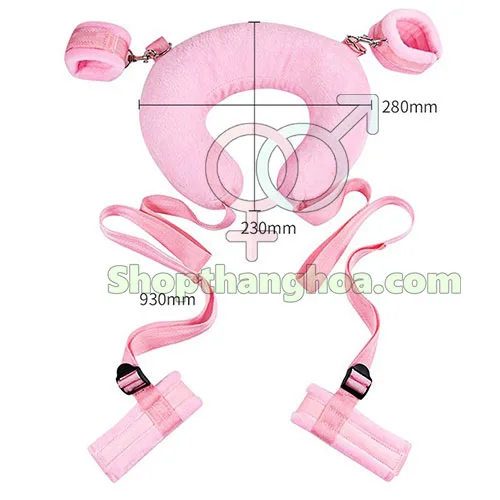 SM004 Restraint Set with Pillow Comfortable BDSM Bondage Kit — photo 4