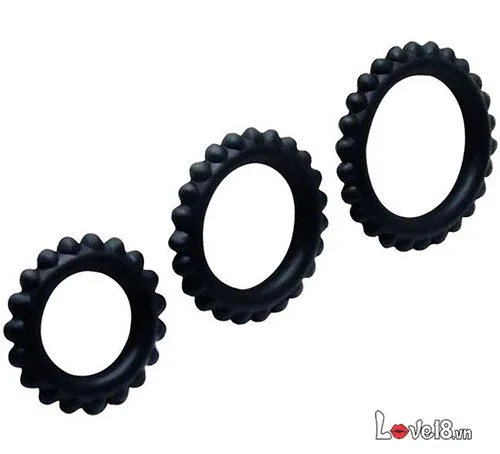 DC60U Silicone Cock Ring Delay Sex Enhancer for Men — photo 2