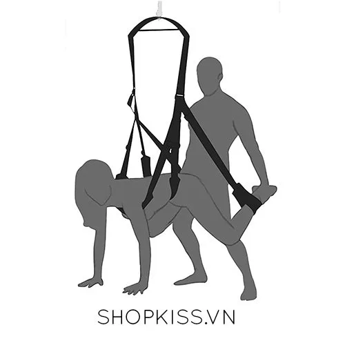 Ceiling Love Swing Set Couples Erotic Position — photo 2