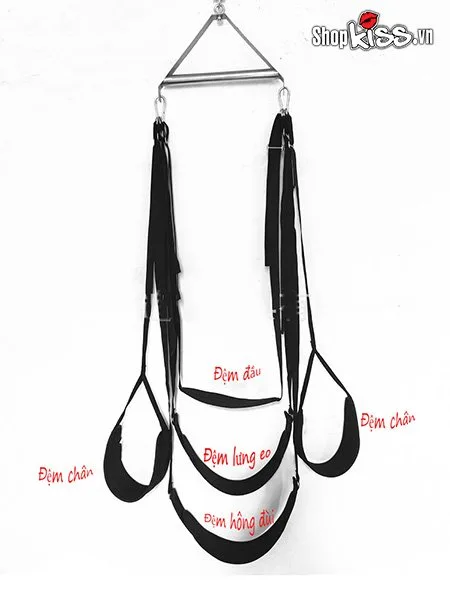 Ceiling Love Swing Set Couples Erotic Position — photo 5