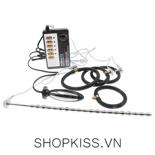 Electric Penile Urethra & Anal Stimulator Silicone Steel Kit — photo 2