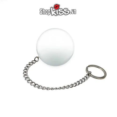 Glass Prostate Stimulation Ball With Stainless Chain — photo 3