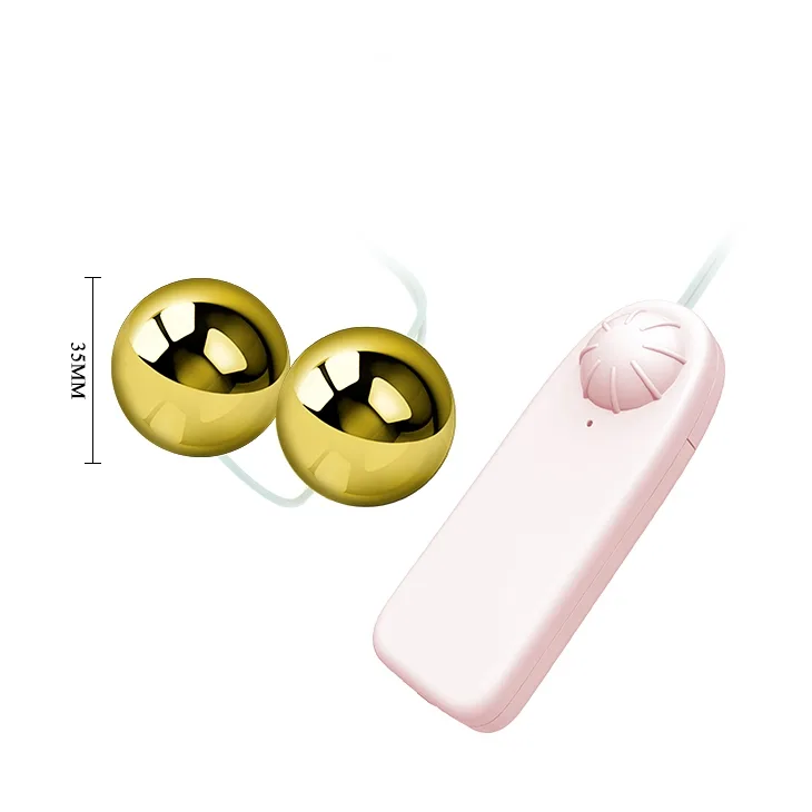 Golden G-Spot Anal Vibrating Ball Safe ABS Material — photo 2