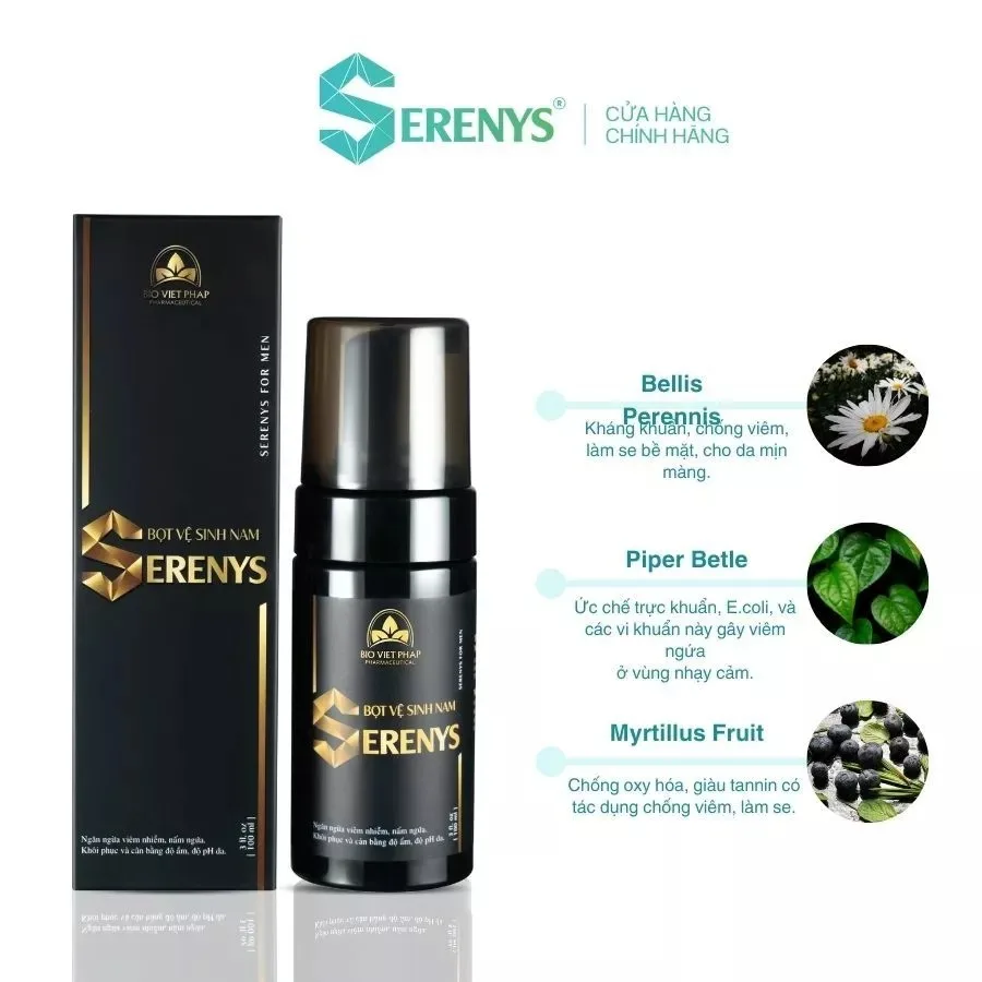 Serenys Men Foaming Cleanser 100ml Deep Clean Fresh — photo 3