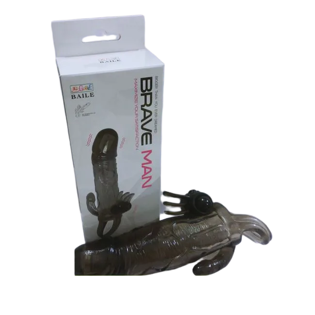 Brave Man Double Ended Vibrating Strap-On with Strong Vibes