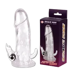 Brave Man Dual Vibrating Condoms Enhance Stamina Pleasure