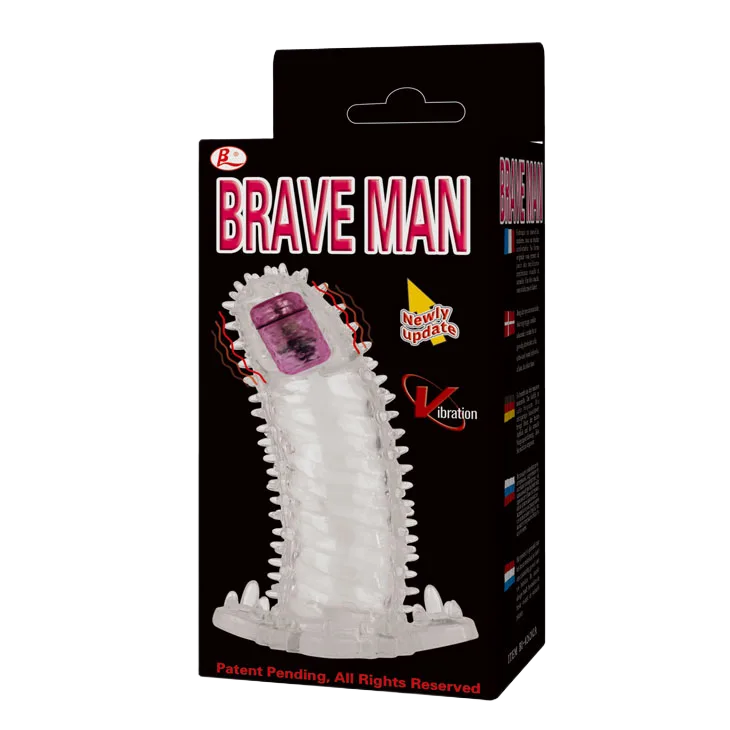 Brave Man Extra Spiked Condoms Super Vibrating Enhance Sex