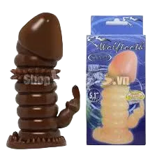 Brave Man Silicone Ribbed Penis Sleeve Enhancer