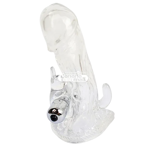 Brave Man Silicone Vibrating Penis Sleeve Condom