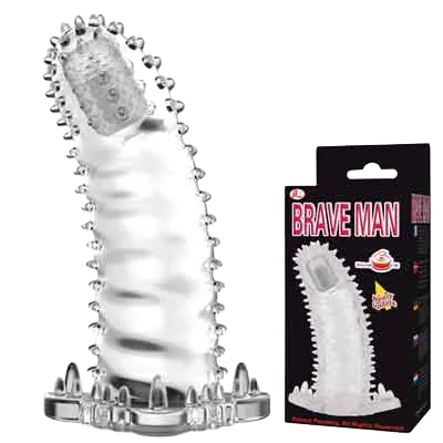 Braveman Textured Delay Vibrating Condom Improve Stamina