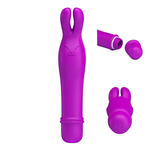Bretti Evil Cute Rabbit Dual-ear Vibrator for Sensitive Massage