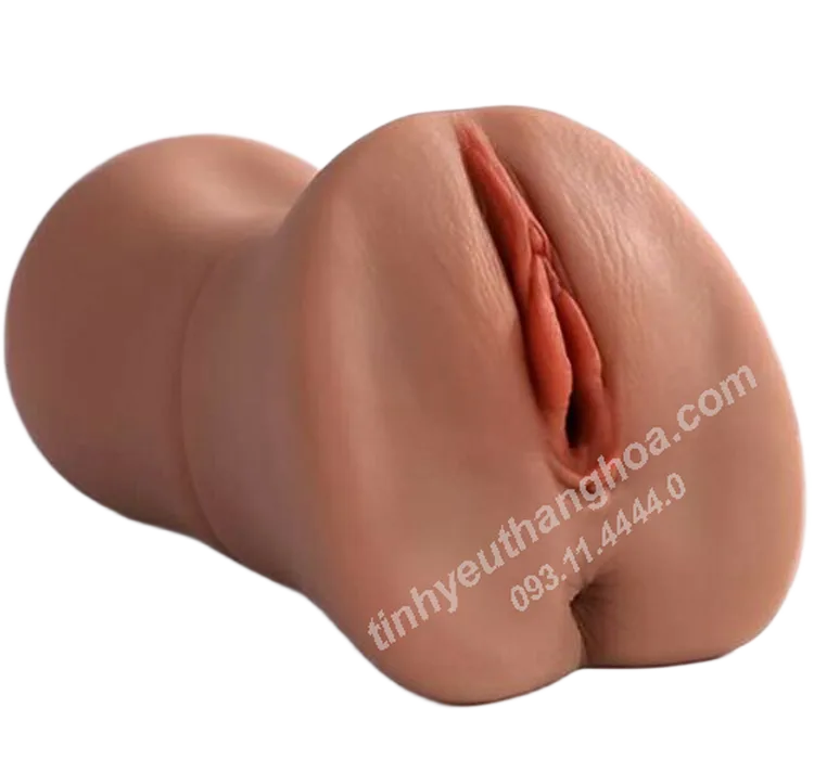 Brown Silicone Soft Realistic Male Masturbator Non Waterproof