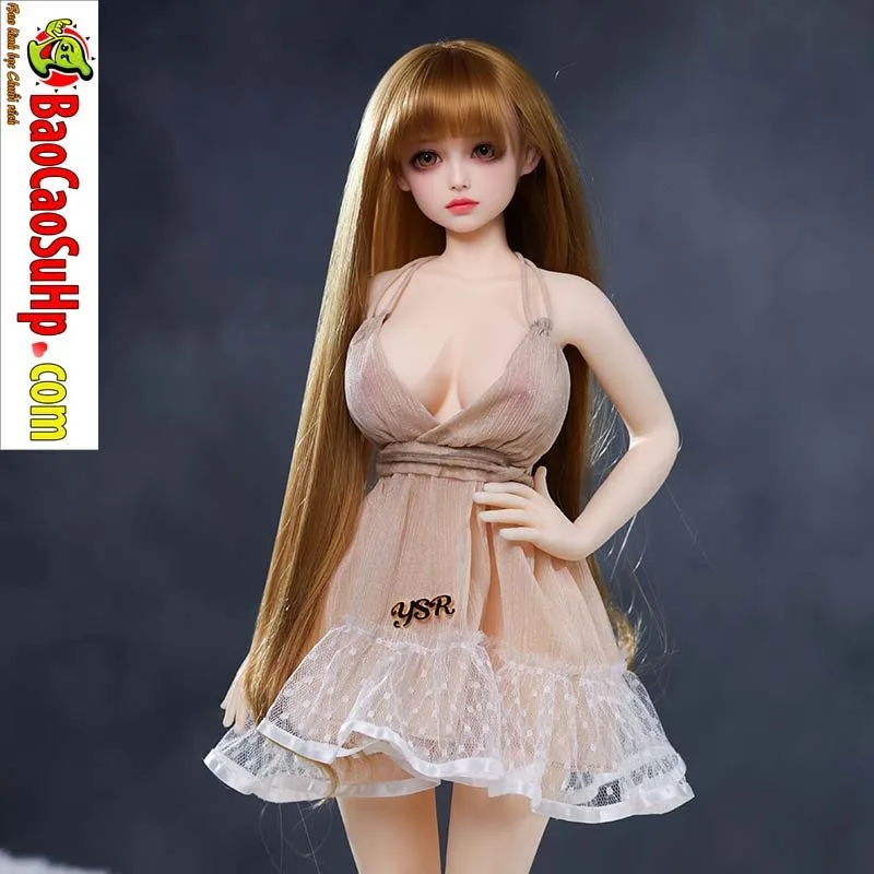 Molan 60cm Silicone Realistic Hair Implant Big Breast Sex Doll — photo 3