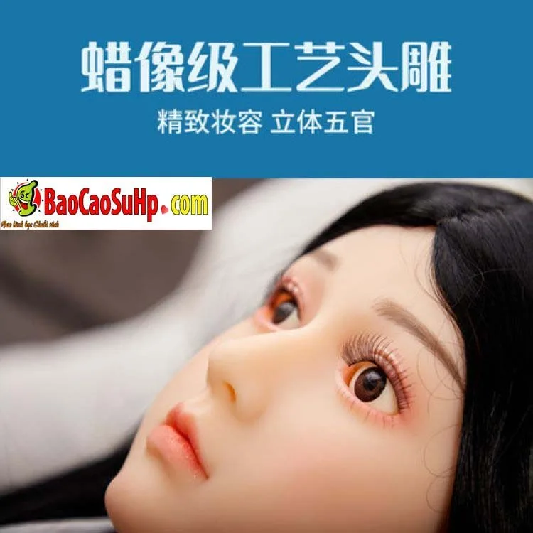 Xavia Premium Silicone Inflatable Sex Doll Head — photo 3