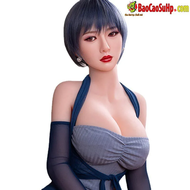 Full Body Chin Sun 145cm Blue Hair Anime Style Premium Doll — photo 3